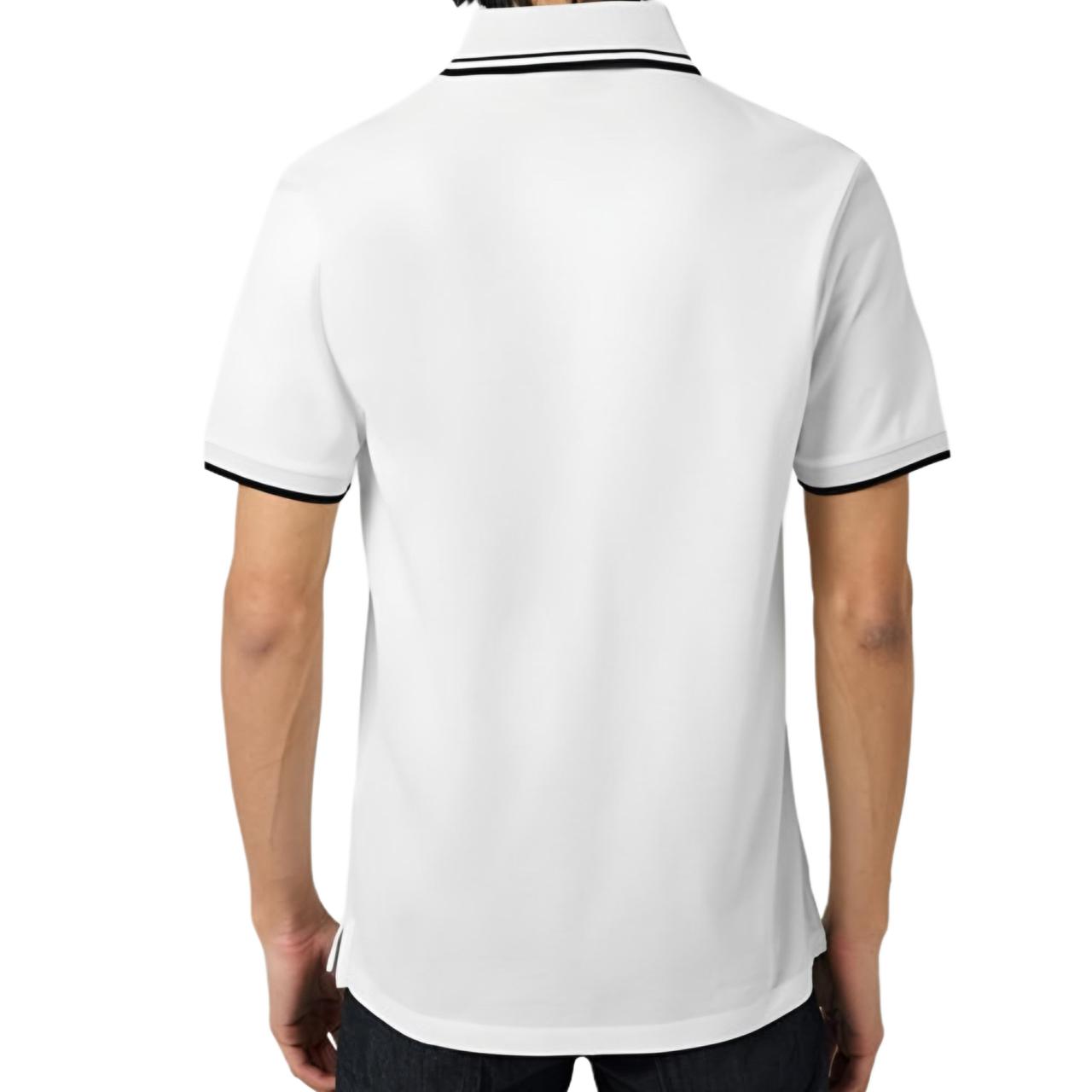 Emporio Armani Polo cotton T-shirt  SLIM FIT White