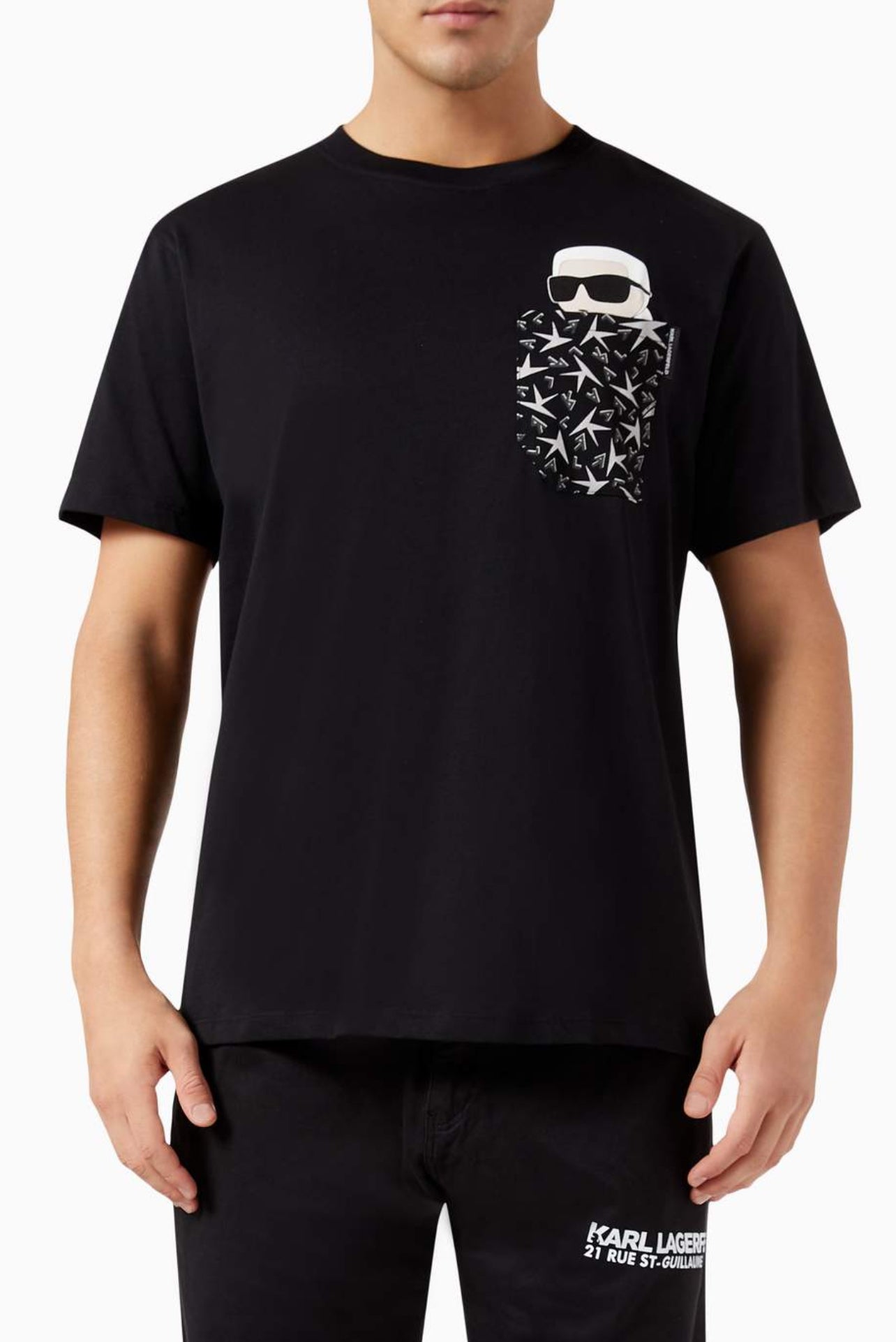 Karl Lagerfeld Pukt Logo Tshirt Black