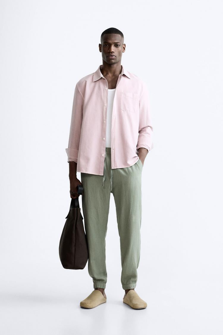 Zara Viscose Linen Pant