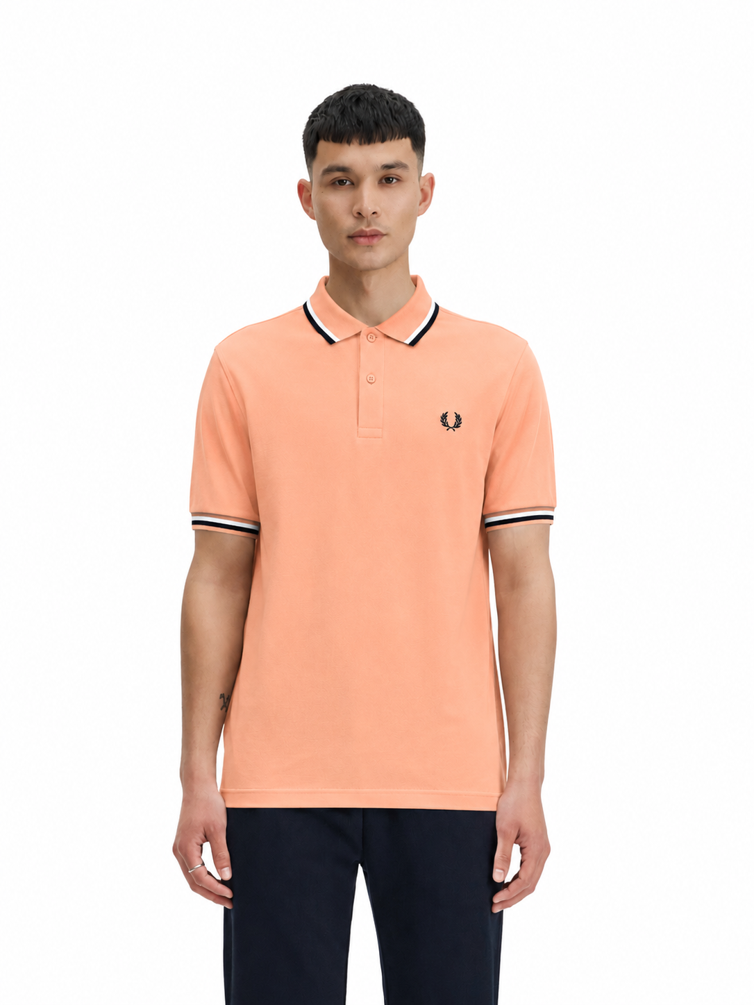 Fred Perry  polo shirt sqr slmn/sqr