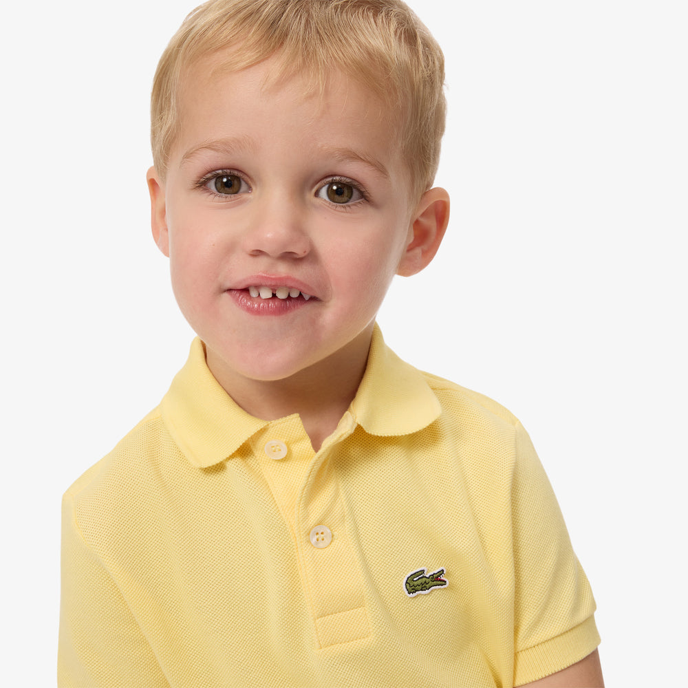 Lacoste unisex Petit Pique Polo Shirt  yellow