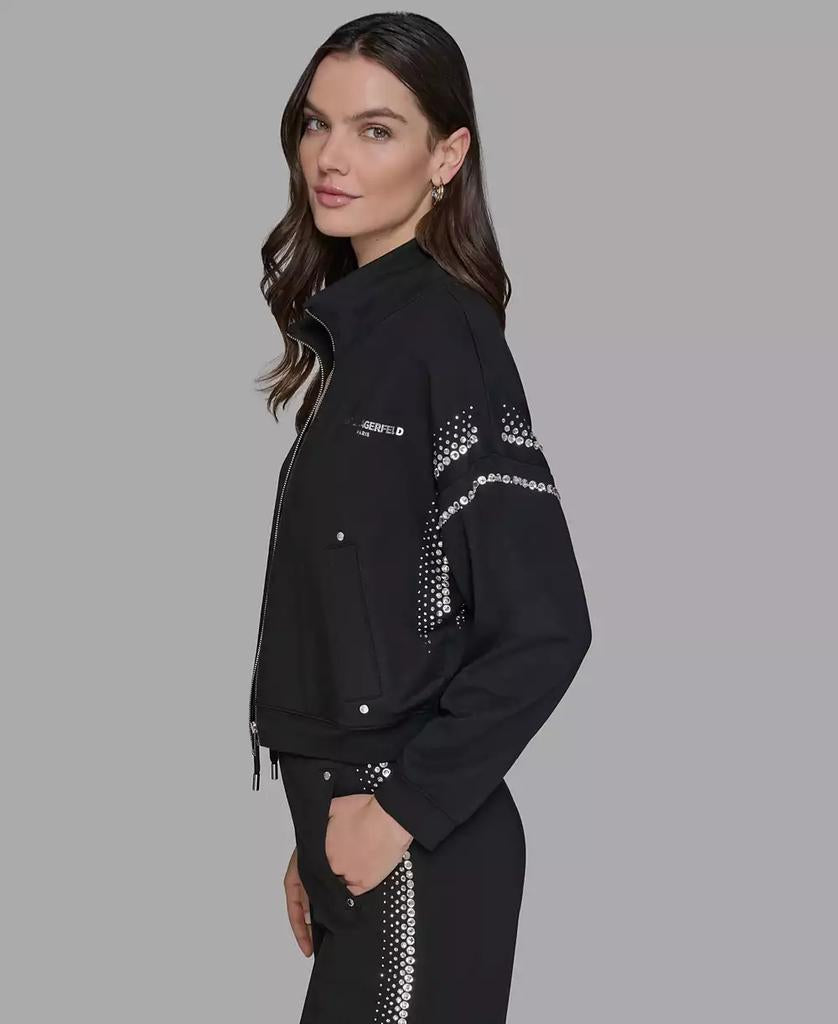 KARL LAGERFELD PARIS Rhinestone suit (fit bigger)
