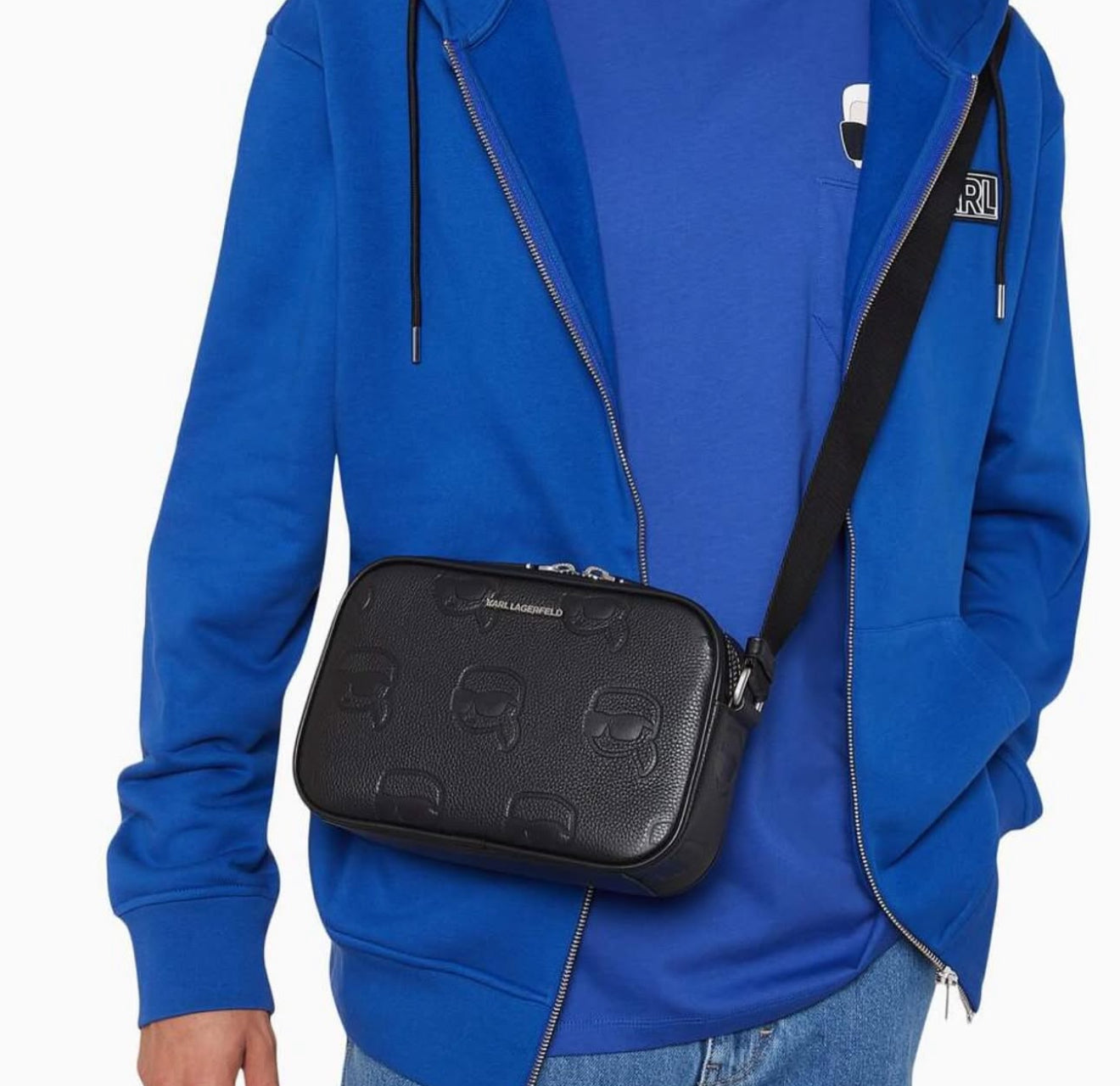 KARL LAGERFELD UNISEX CROSS BAG