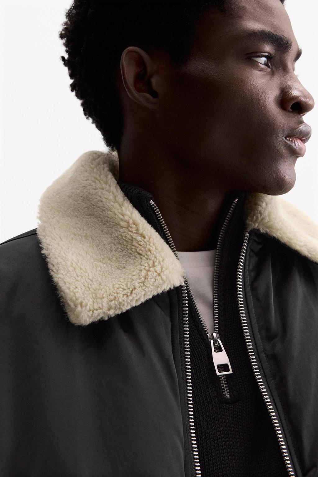 Zara Jacket Fur Collar