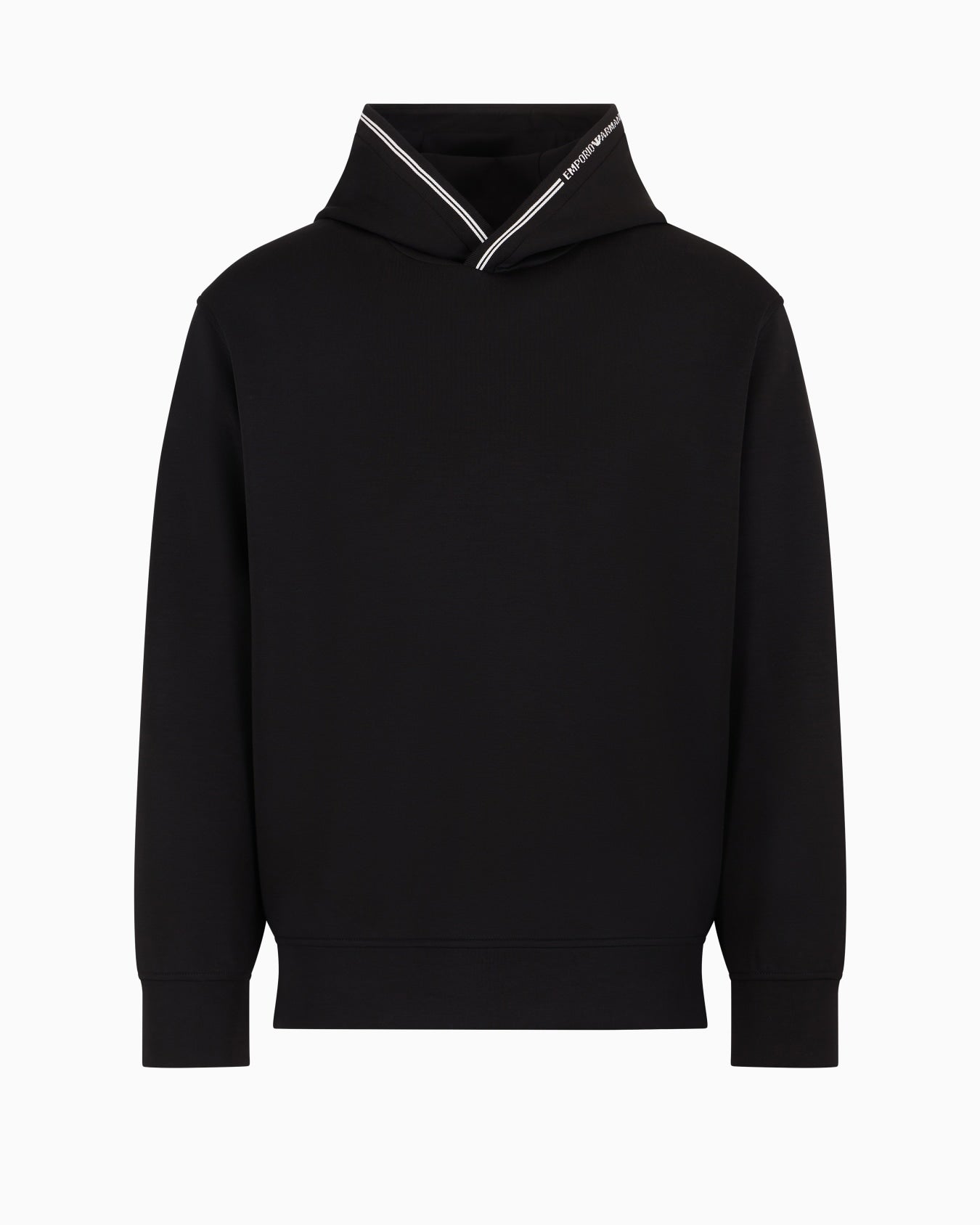 HOODIE  Emporio Armani S-LOGO INTRLOCK P- HOOD BLACK