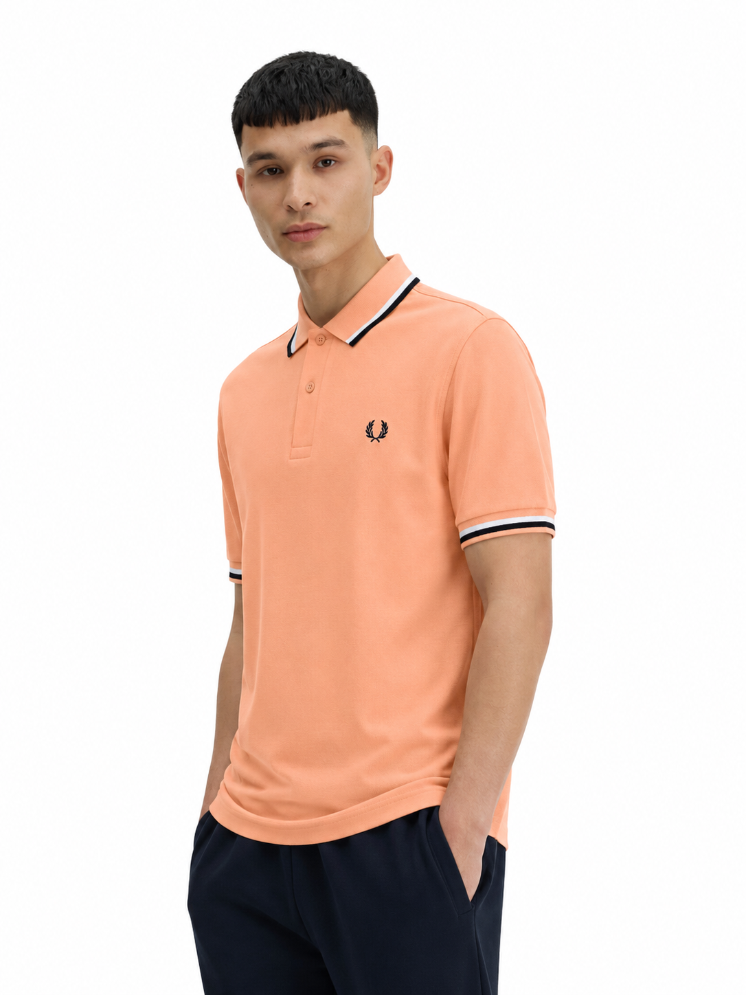 Fred Perry  polo shirt sqr slmn/sqr
