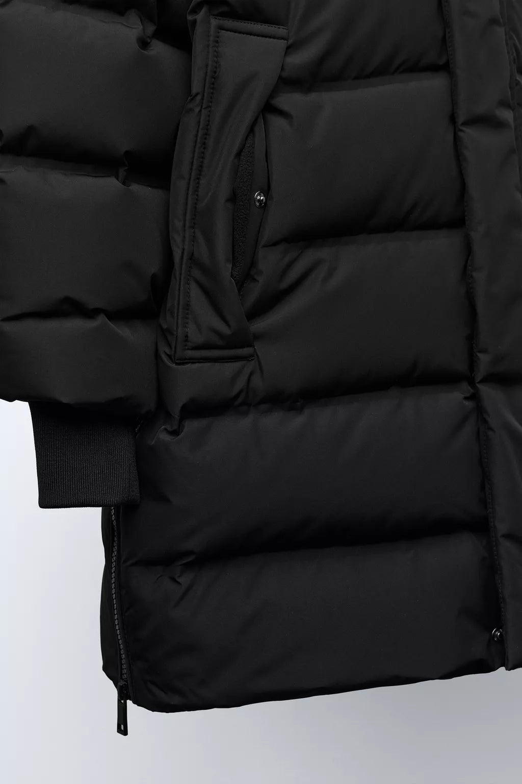 ZARA LONG 50% FEATHER AND 50% DOWN WATER REPELLENT
PUFFER JACKET