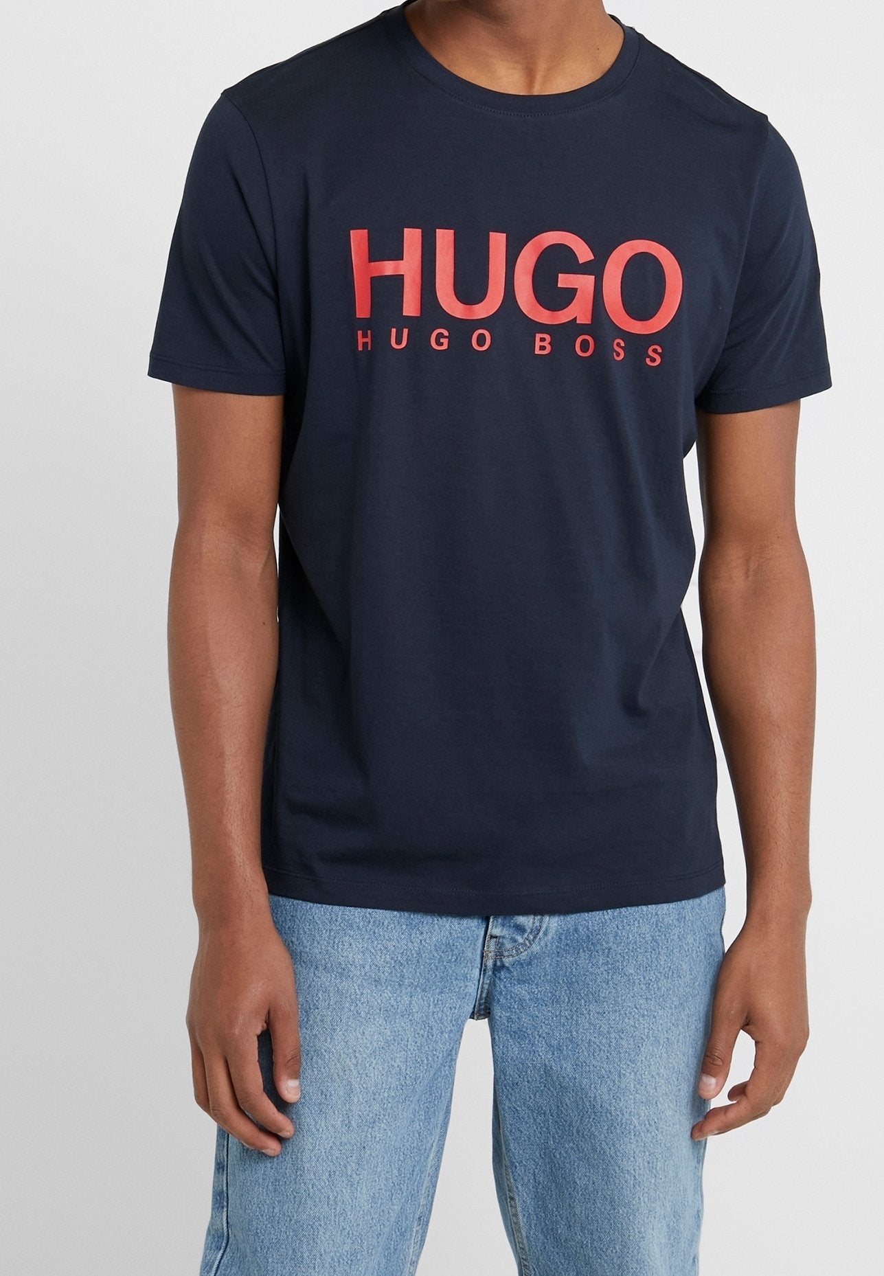 HUGO RED BG LOGO TSHIRT NAVY