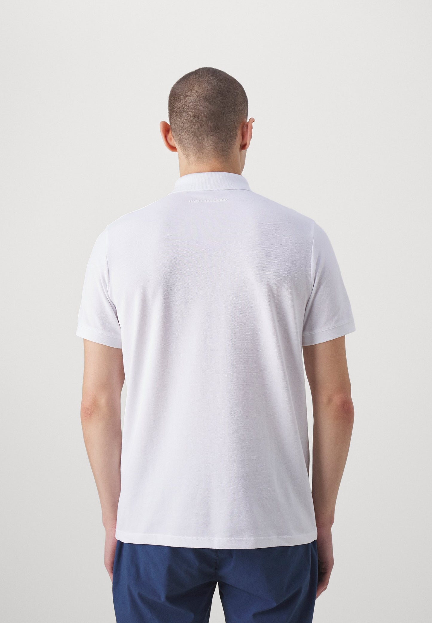 KARL LAGERFELD  SLIM FIT POLO TSHIRT  WHITE