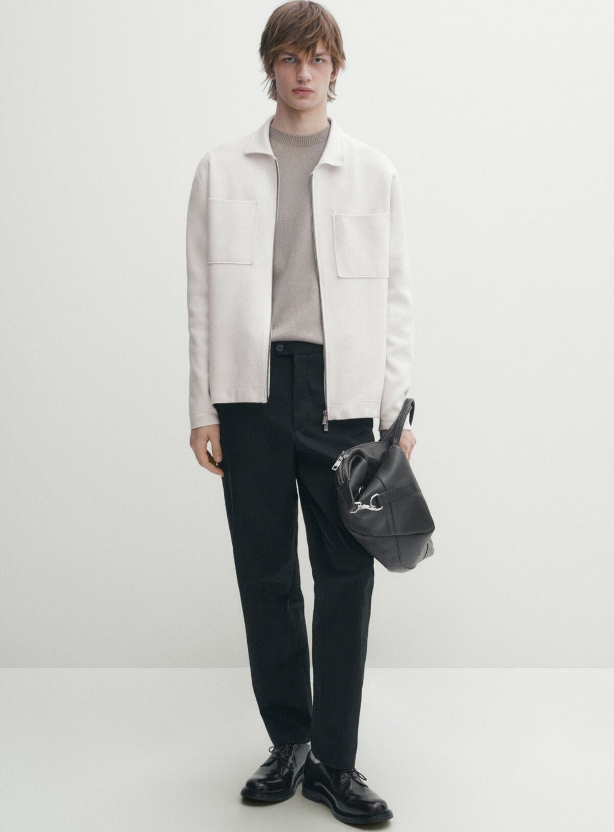 cardigan Massimo Dutti  Knit off-white