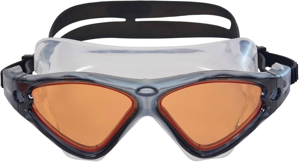 Zoggs Unisex Tri-vision Mask Tri-Vision Mask Grey Black Tint Copper adults