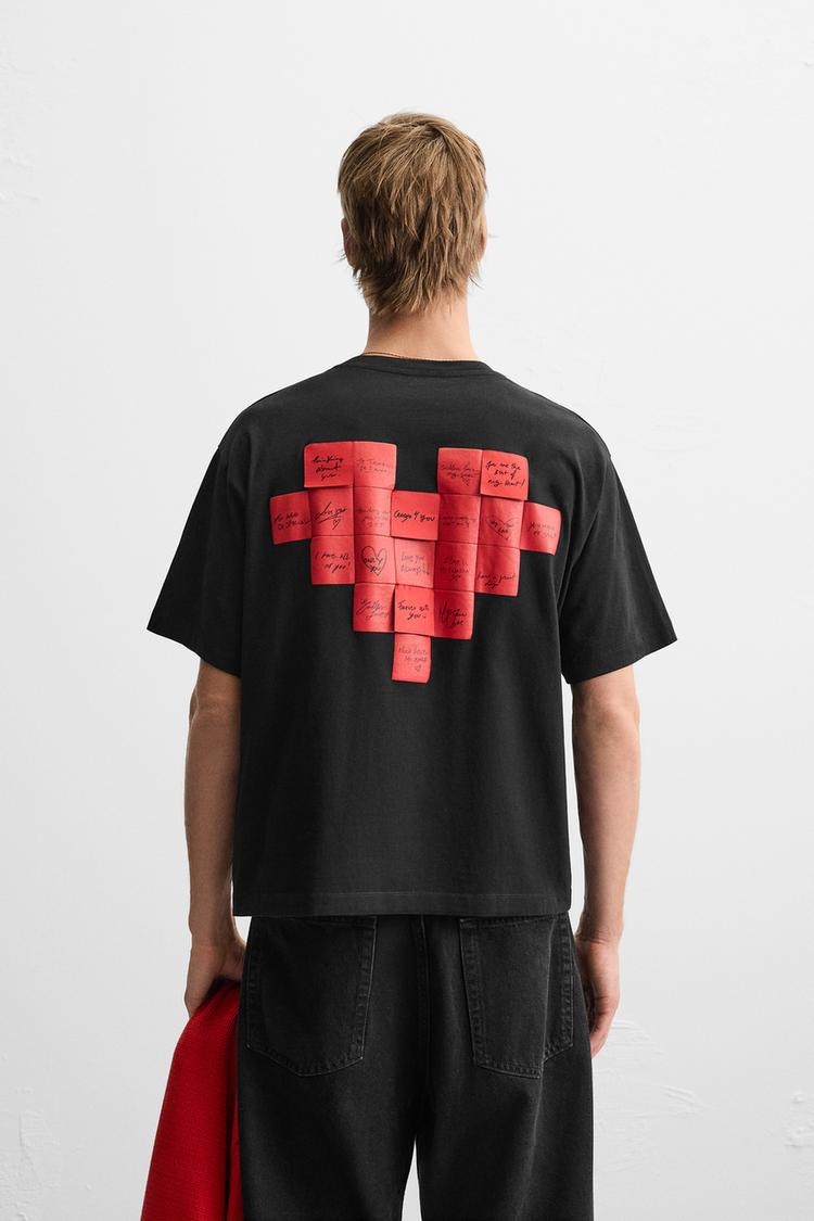 Zara Limited Edition Slogan Print T-Shirt