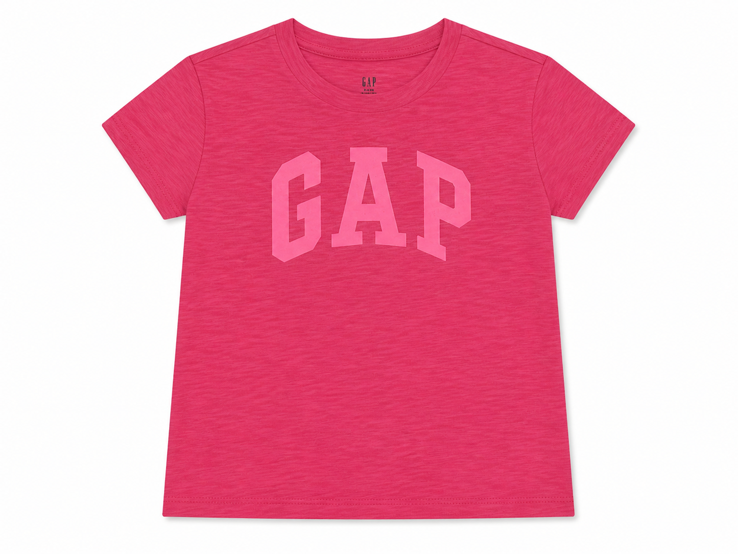 GAP Girls Logo T-Shirt – Soft Cotton Short Sleeve (Pink)