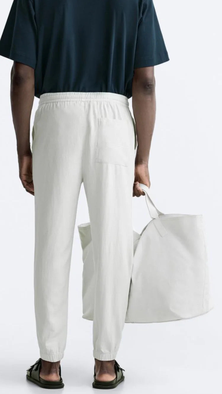 Zara Viscose Linen Pant