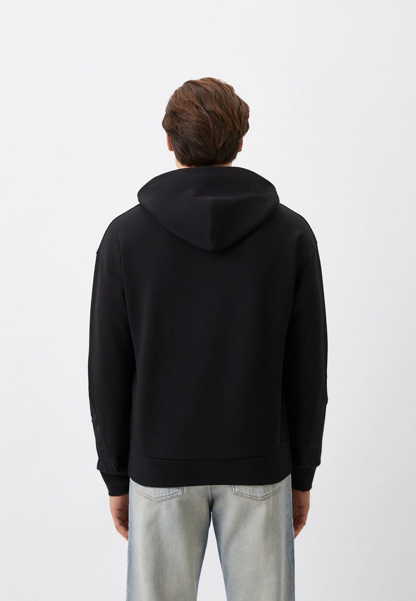 Calvin Klein sweatshirt Logo Tape INTERLOCK Q Hood