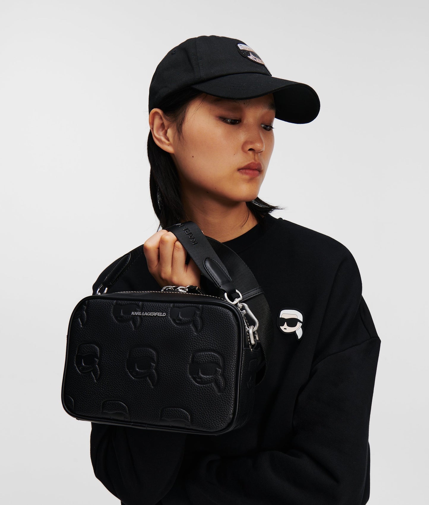 KARL LAGERFELD UNISEX CROSS BAG
