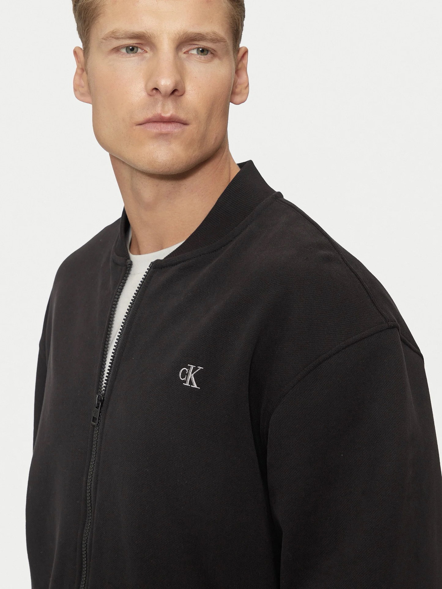 Calvin Klein Zip Up melton