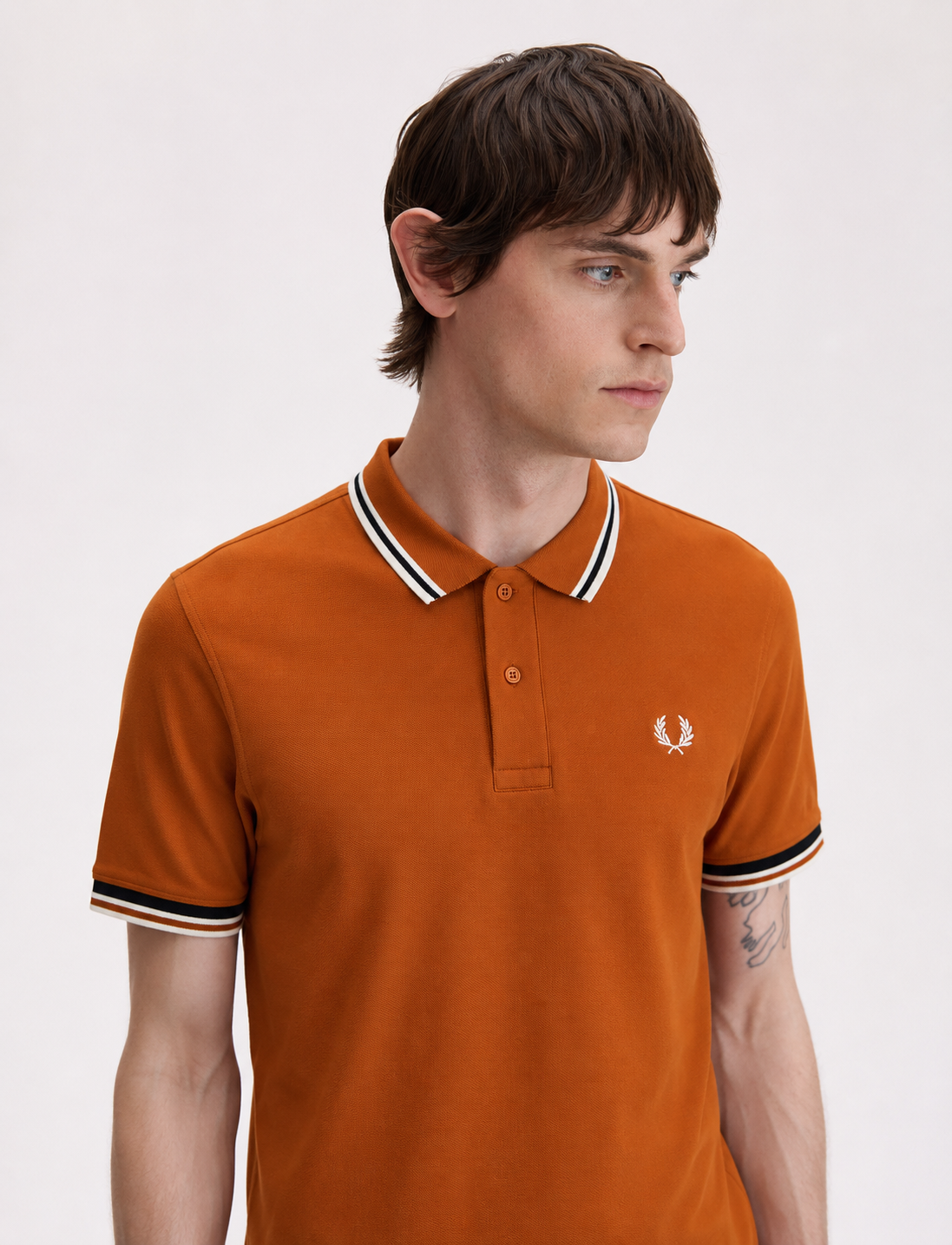 Fred Perry  polo shirt sqr Rust/sqr