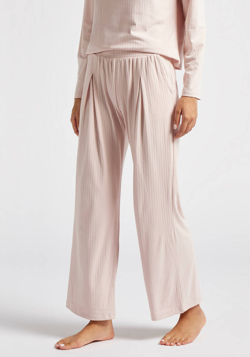 Printed T-shirt and Full Length Pyjama Set