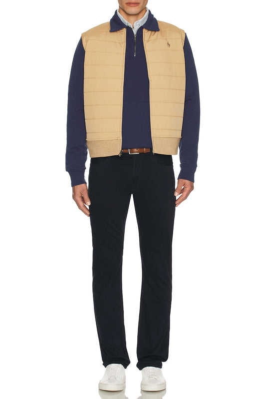 ralph lauren fleeced vest beige