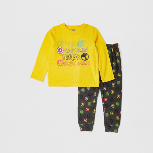 Max Pajama Yellow Fleece Boys