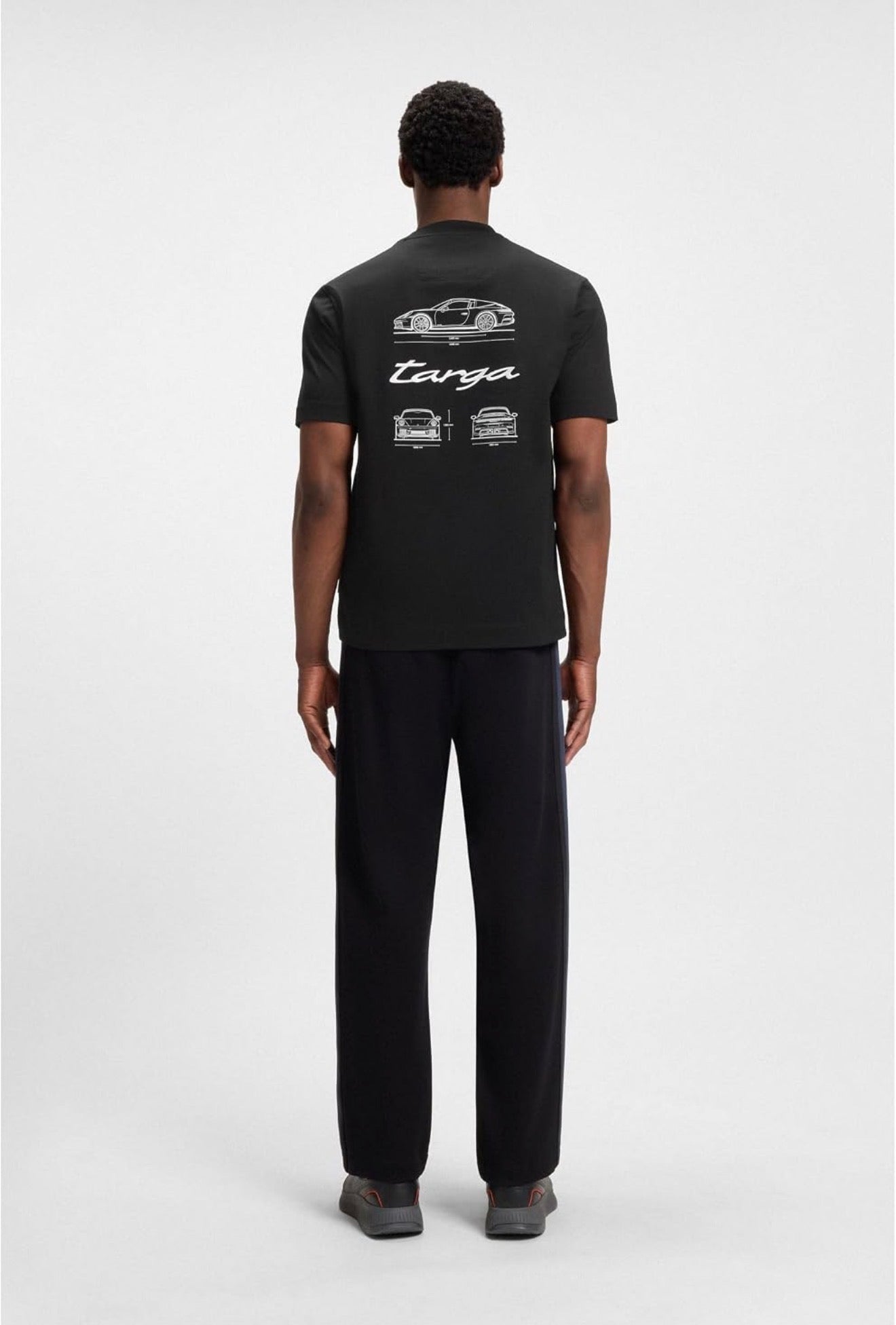 Porsche x BOSS mercerised-cotton T-shirt