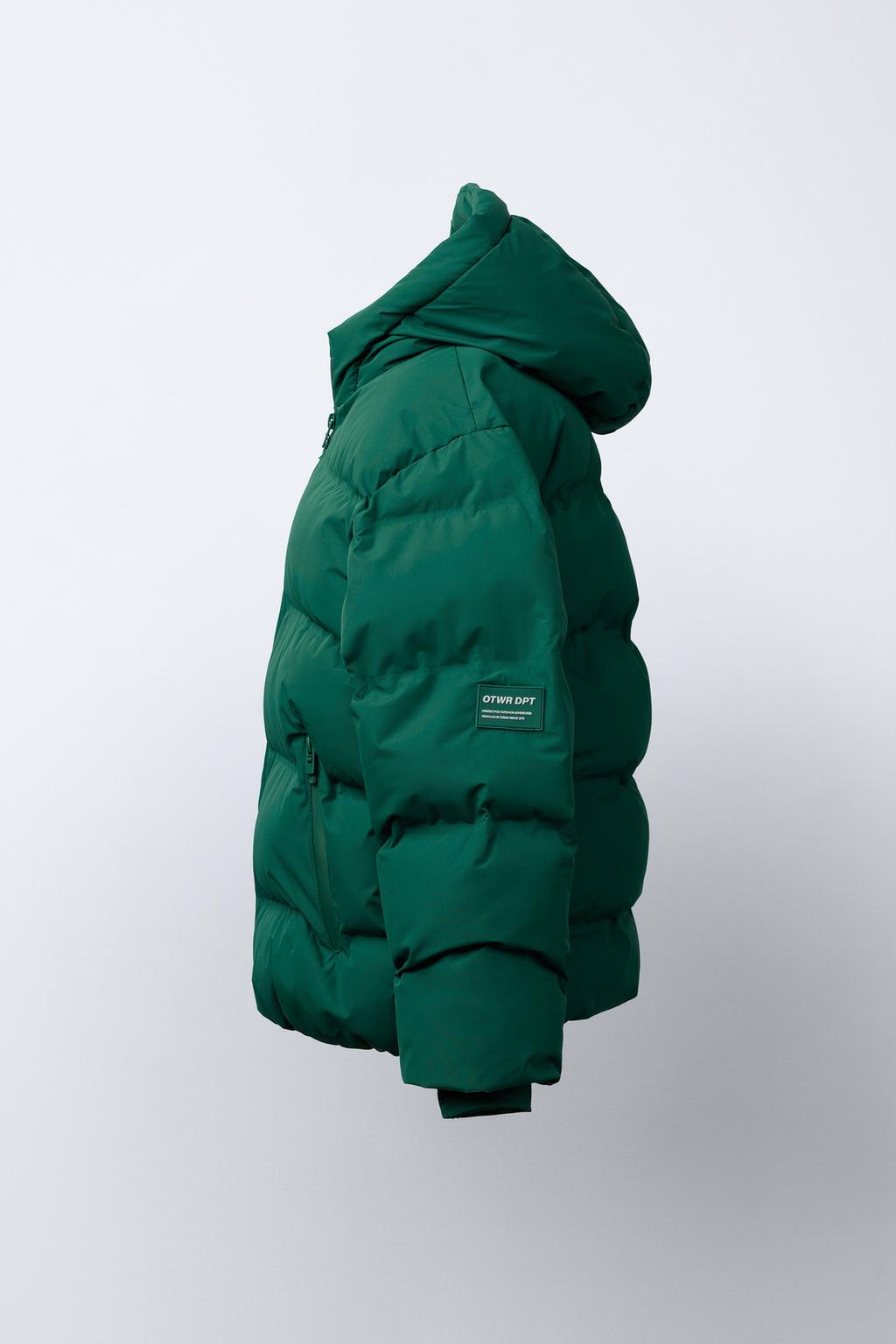 ZARA WATER-REPELLENT PUFFER COAT
WITH LABEL