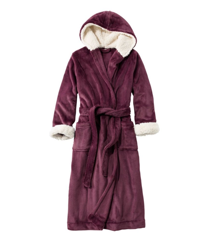 Simple robe with long sleeves and a hood