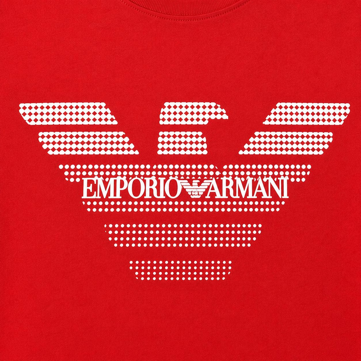 Emporio Armani Kids Logo Red T-Shirt