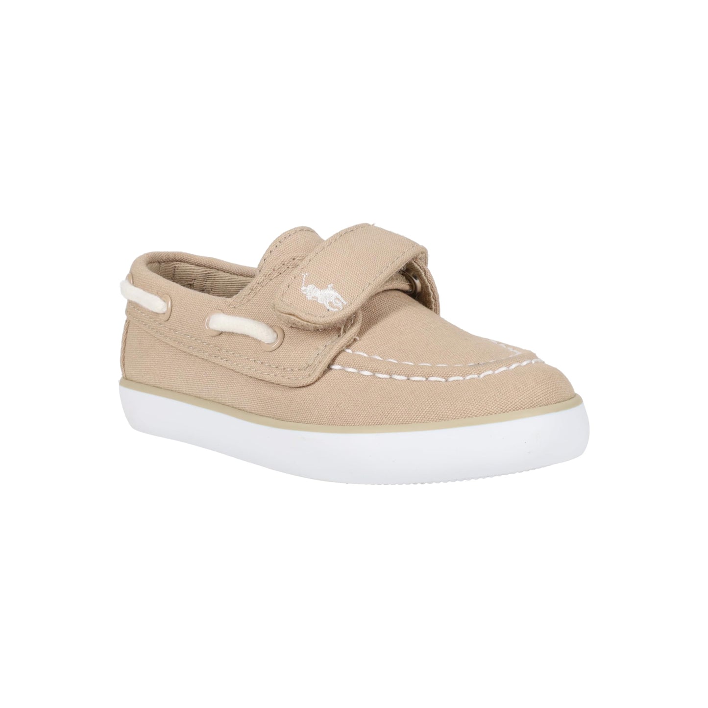 RALPH LAUREN CANVAS SLIP-SHOES BEIGE SHOES (without box)