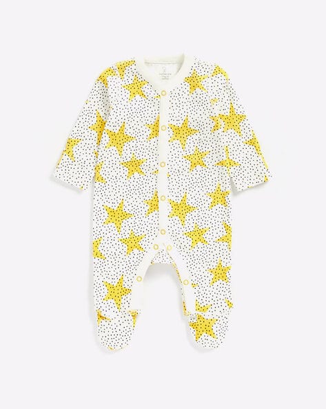 Mothercare Star Print Sleepsuit