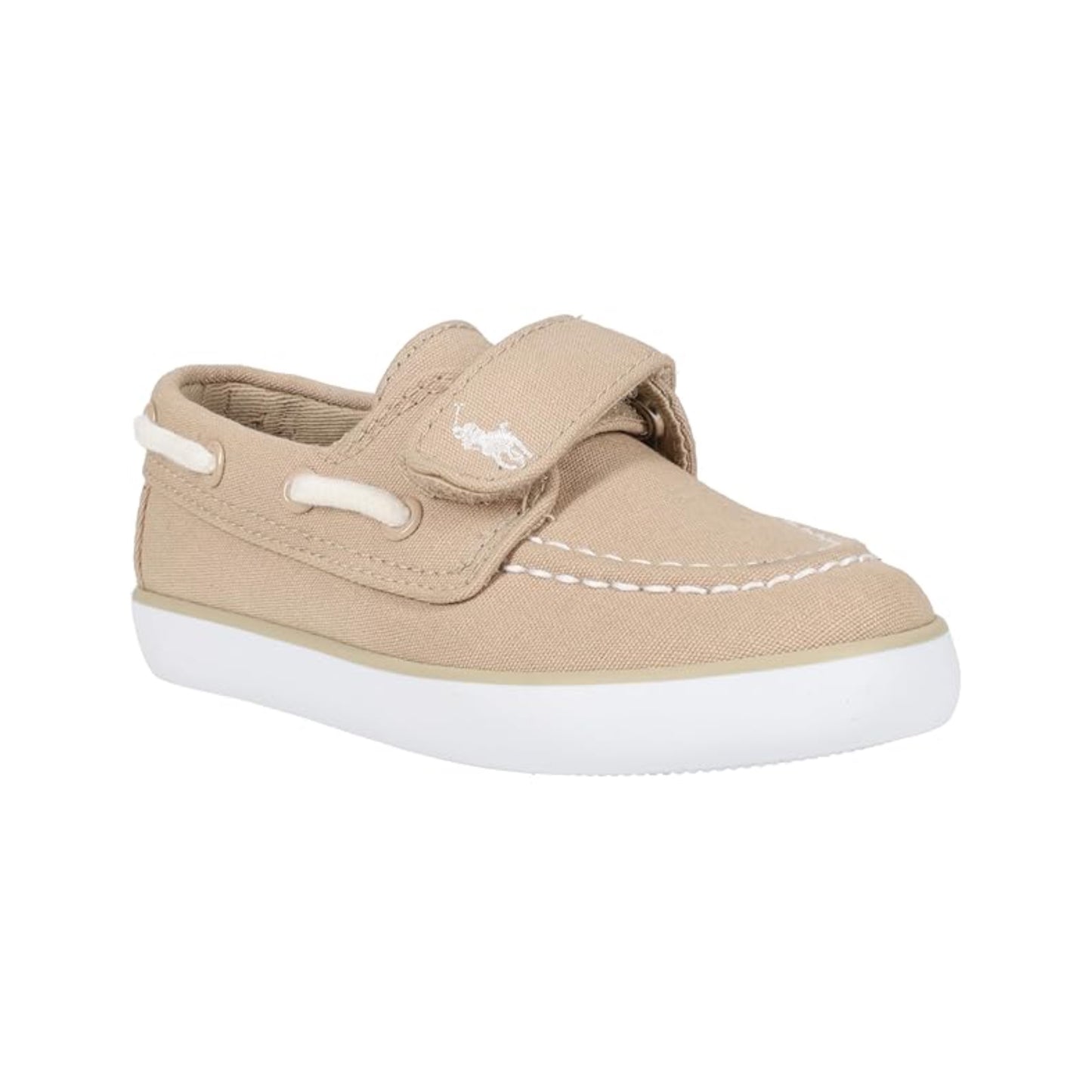 RALPH LAUREN CANVAS SLIP-SHOES BEIGE SHOES (without box)