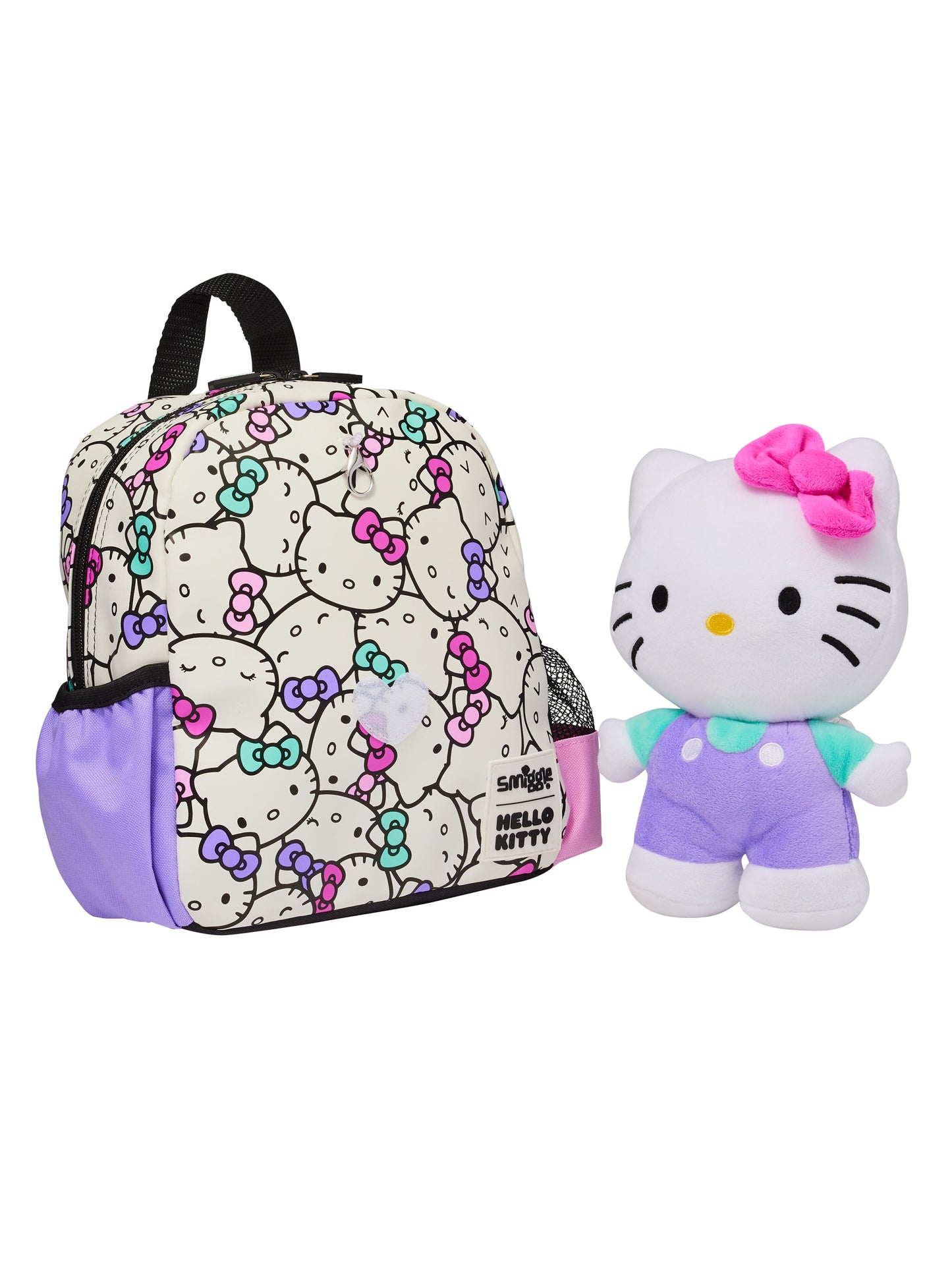 Smiggle Hello Kitty Teeny Tiny Backpack With Detachable Plush Toy