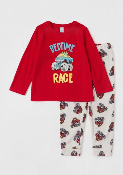 Max Pajama Red Fleece Boys