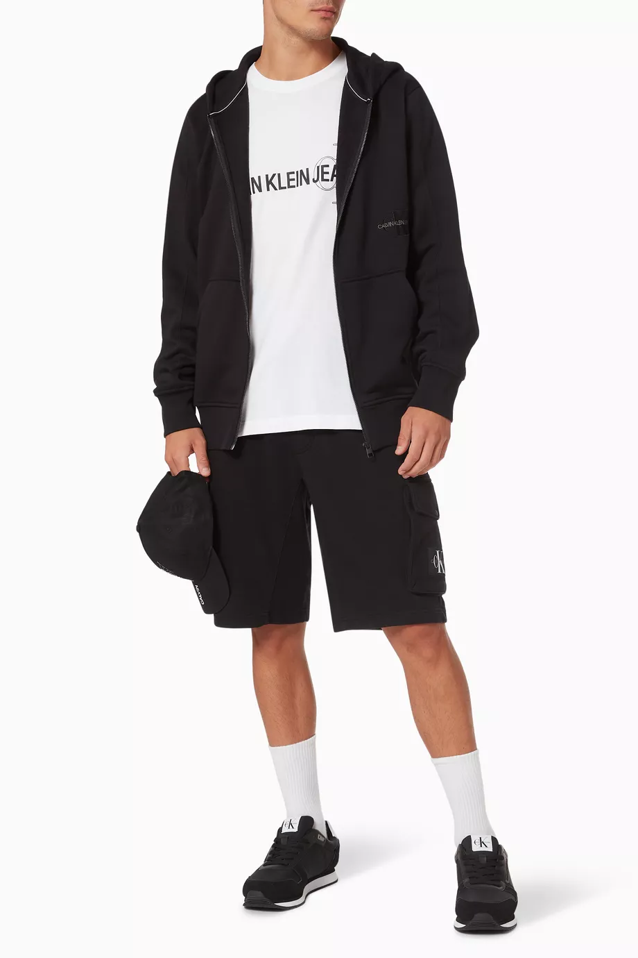 Calvin Klein Full Zipper Hoodied Melton