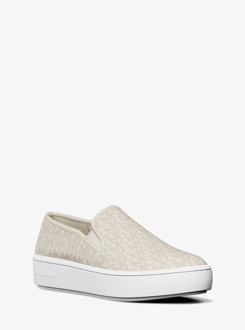 Michael Kors Teddi Signature Logo Slip-On Sneaker in
VAN/CREAM