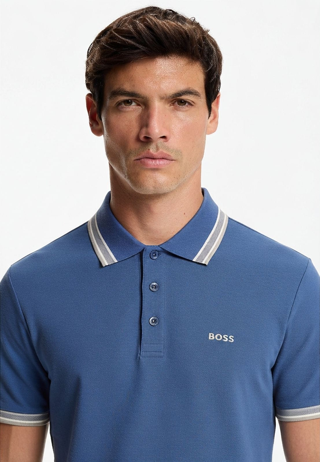 BOSS POLO TSHIRT SLIM FIT BLUE