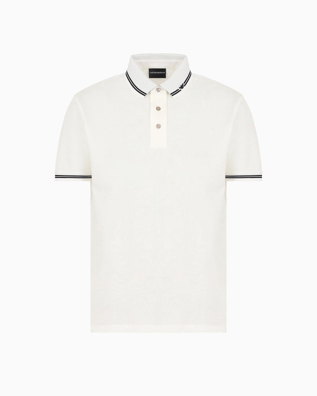 Emporio Armani White Polo T-shirt slim fit