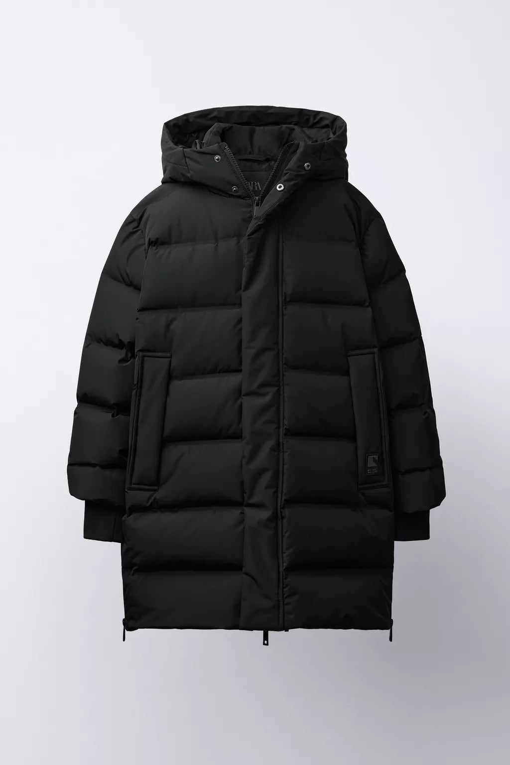 ZARA LONG 50% FEATHER AND 50% DOWN WATER REPELLENT
PUFFER JACKET