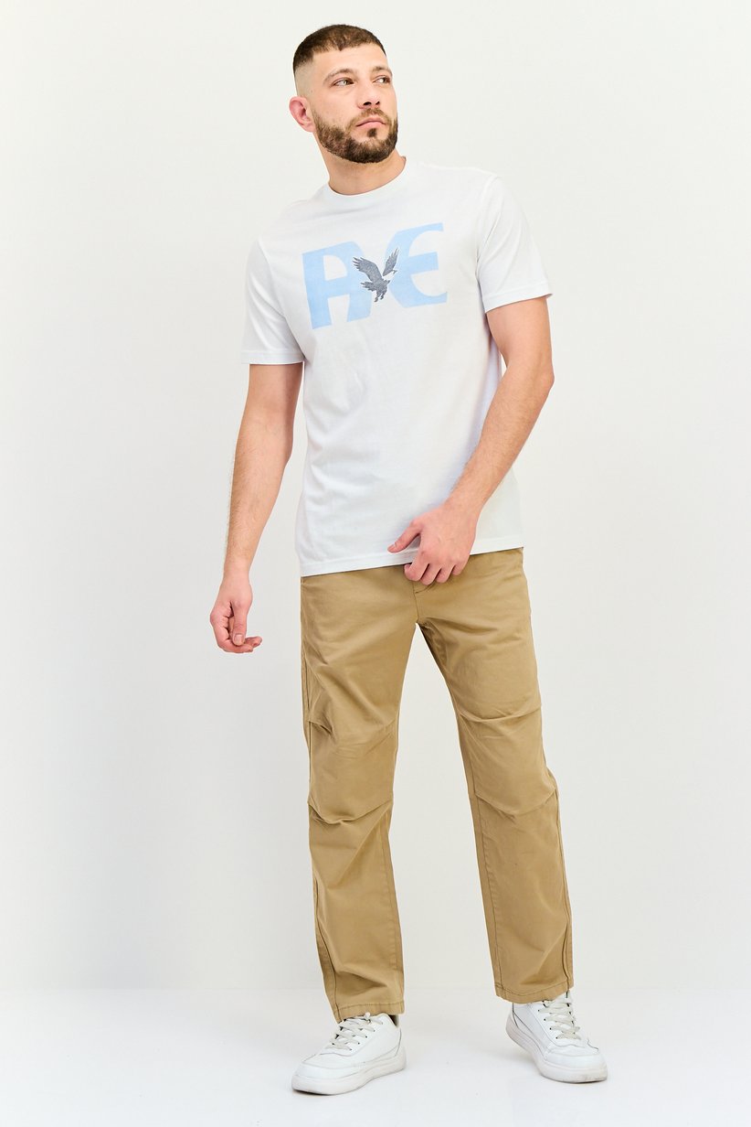 AMRICAN EAGLE  BLU/WHITE TSHIRT