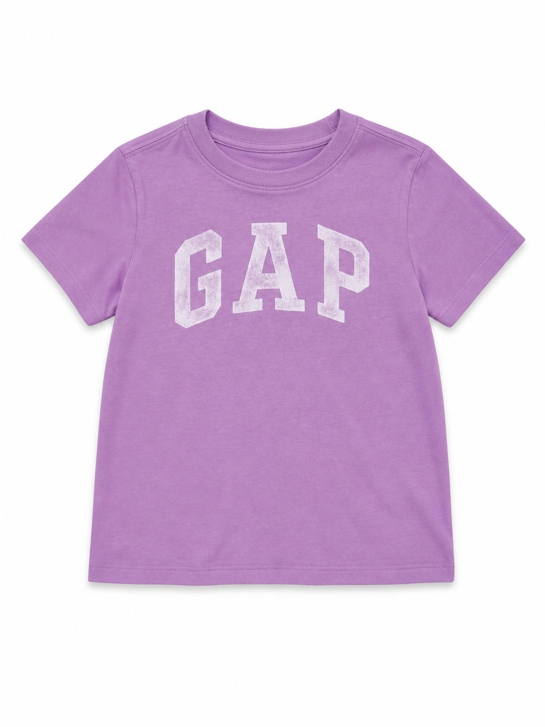 GAP Girls Logo T-Shirt – Soft Cotton Short Sleeve (Purple)
