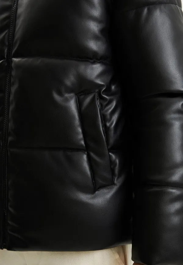 Zara pump leather jacket