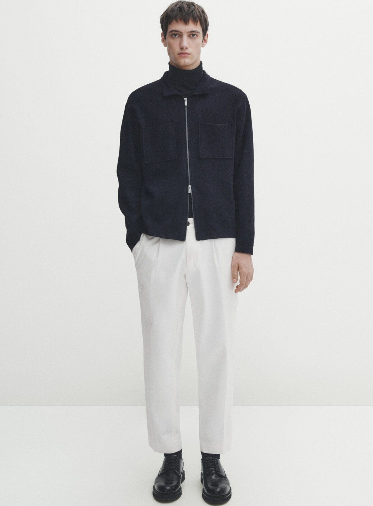 cardigan Massimo Dutti  Knit  navy