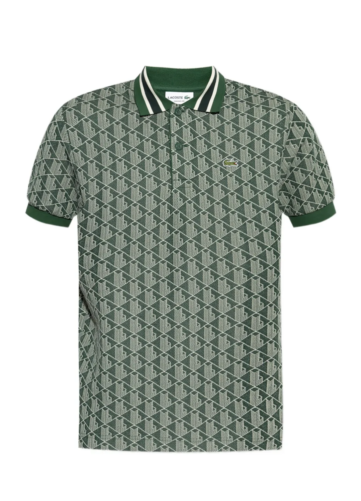 Lacoste Monogram Jacquard Polo Shirt