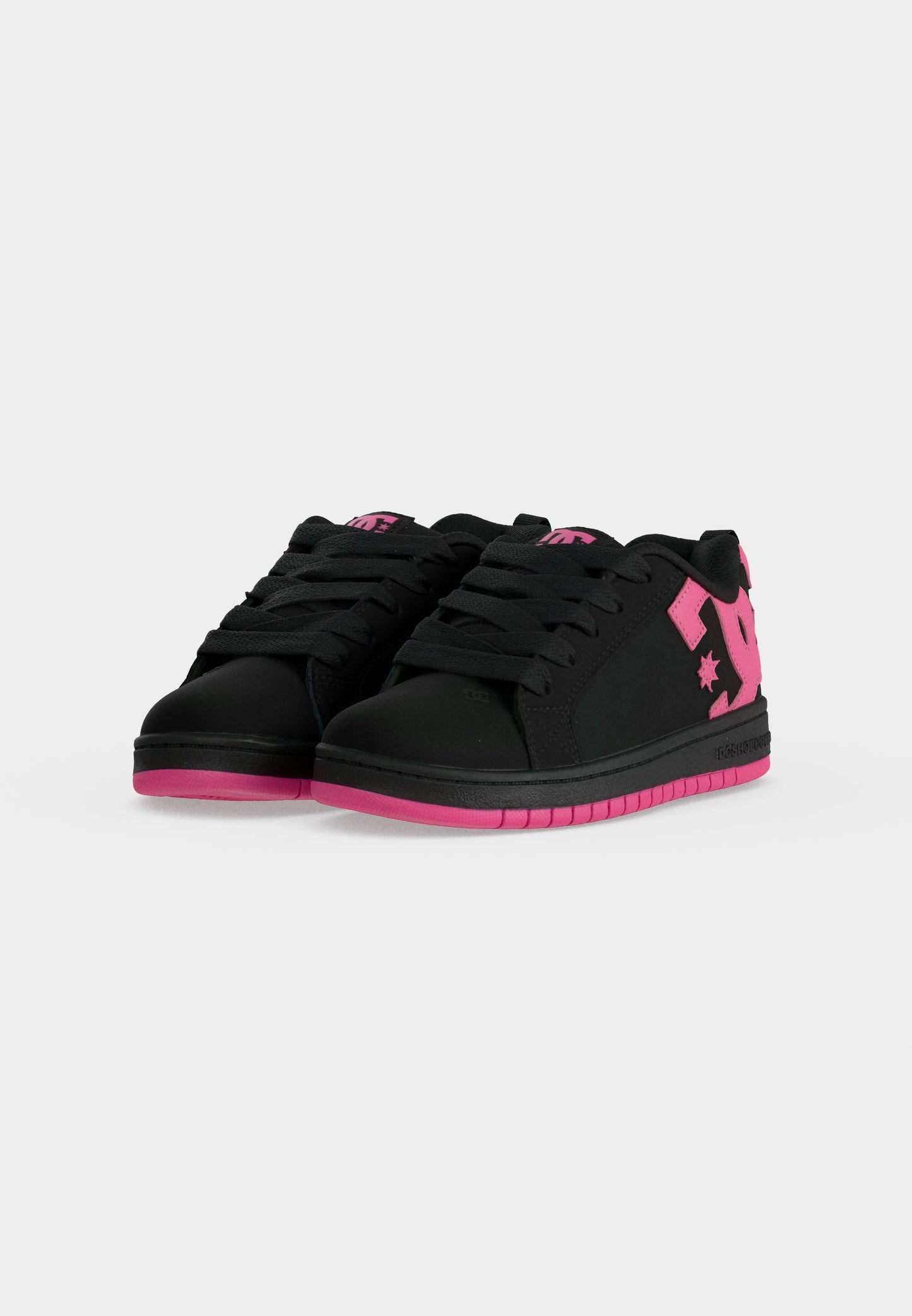DC Shoes COURT GRAFFIK UNISEX - Skate shoes - black/pink