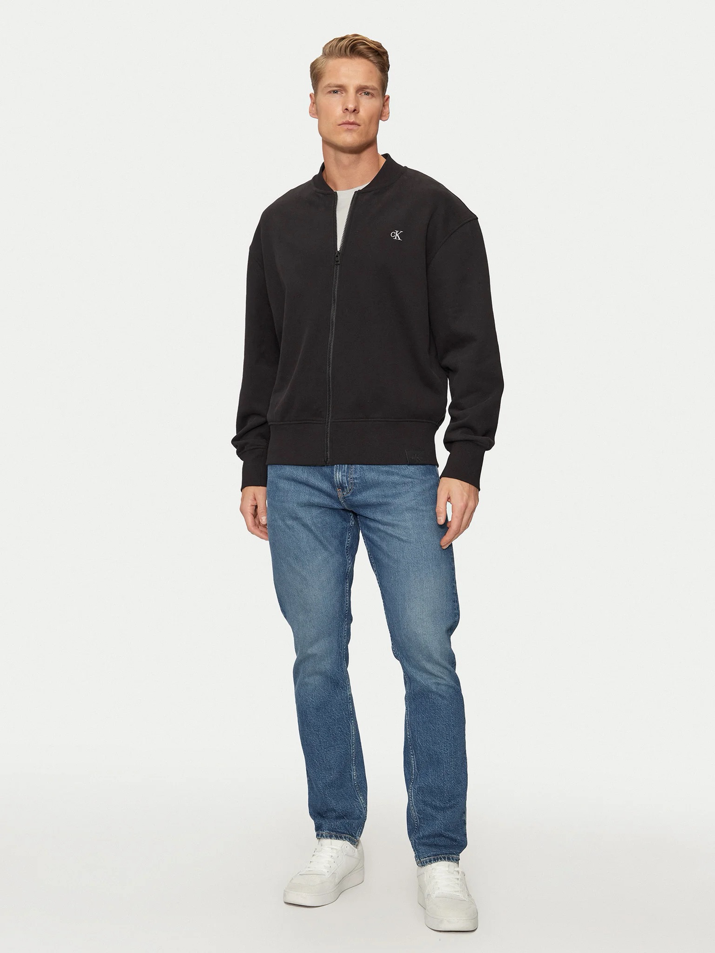 Calvin Klein Zip Up melton
