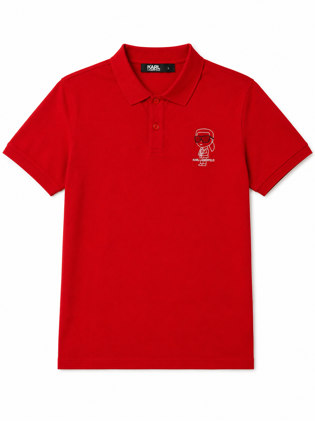Karl Lagerfeld polo shirt red