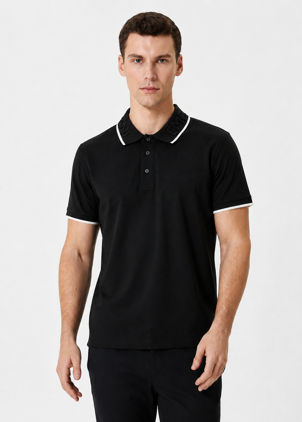 Emporio armani 3D collar  black
