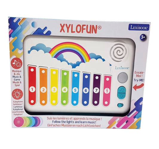 Kids Musical Xylophone Toy with Lights & Sounds – Colorful Learning Piano