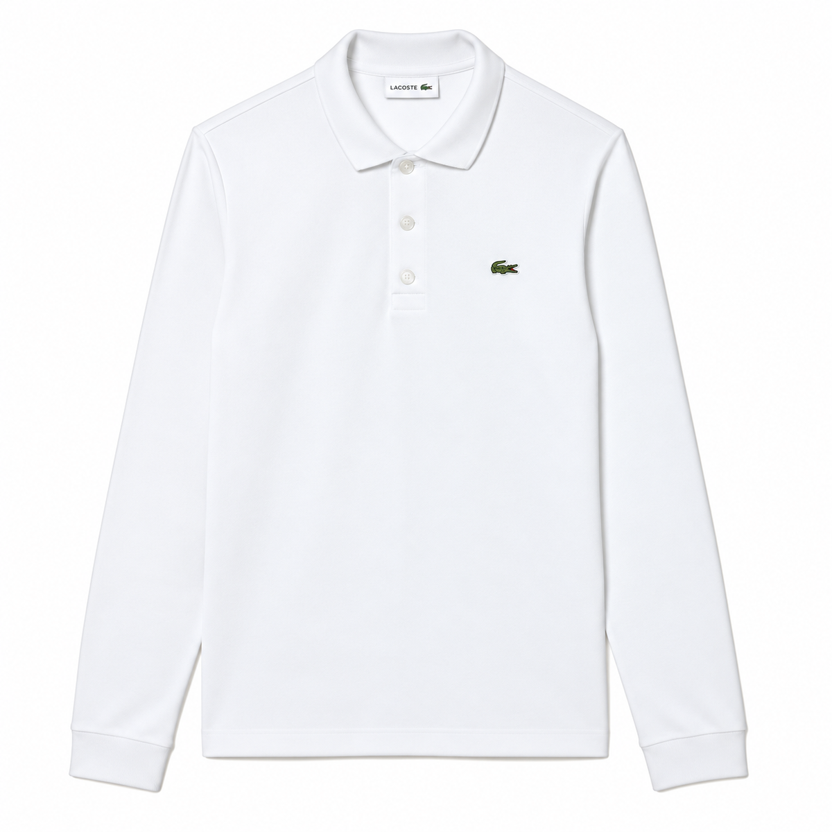 polo lacoste long sleeve slim fit tshirt